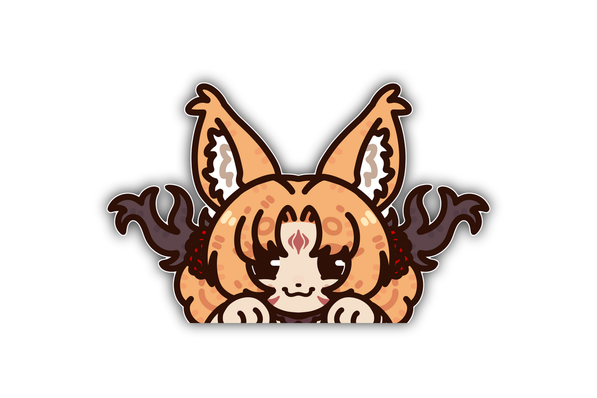 AutumnMozilla Peeker Sticker