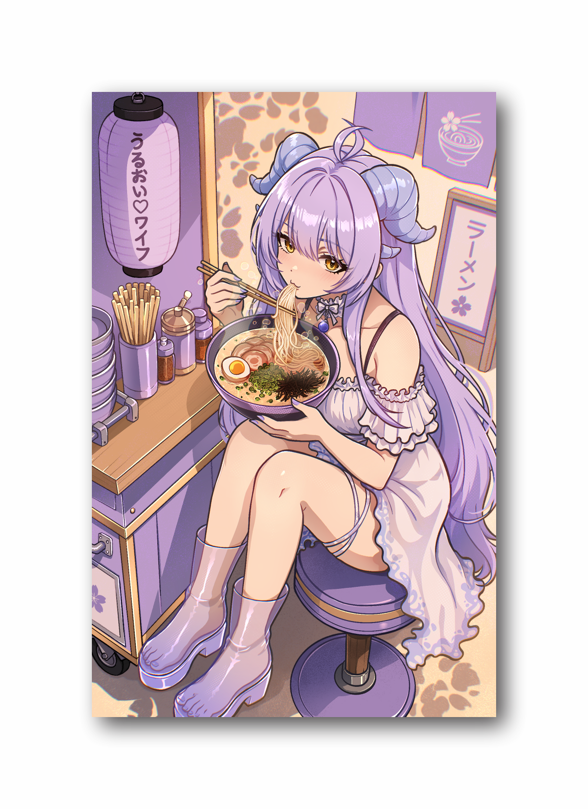 HydratedWaifu Ramen Bar Poster