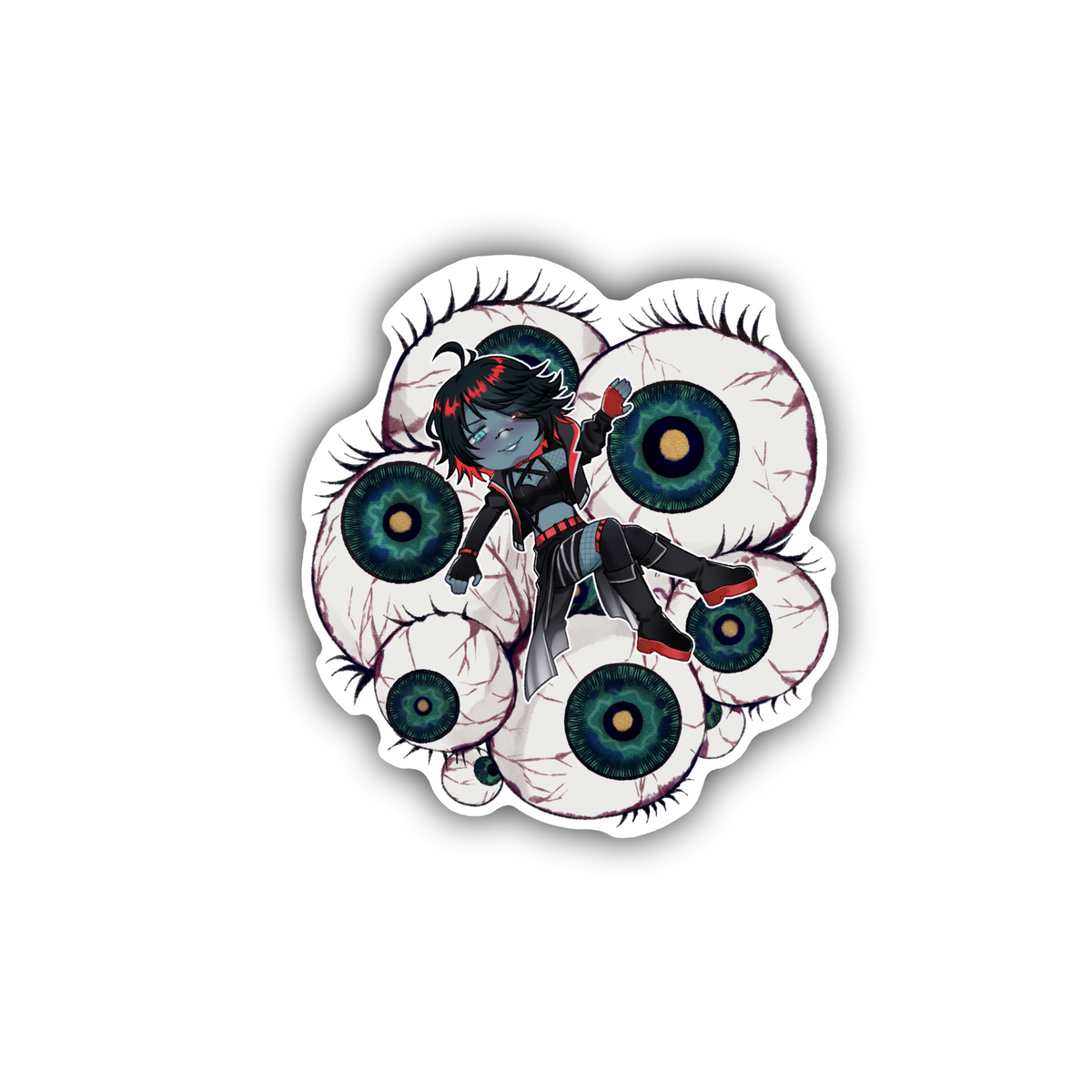 NonbiteyZombie Eyes Magnet
