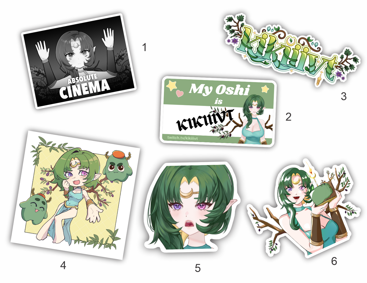 KikiiiVT Sticker Bundle