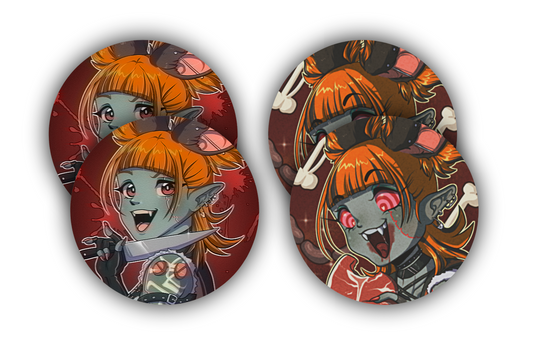 NonbiteyZombie Rat Girl Coaster Set