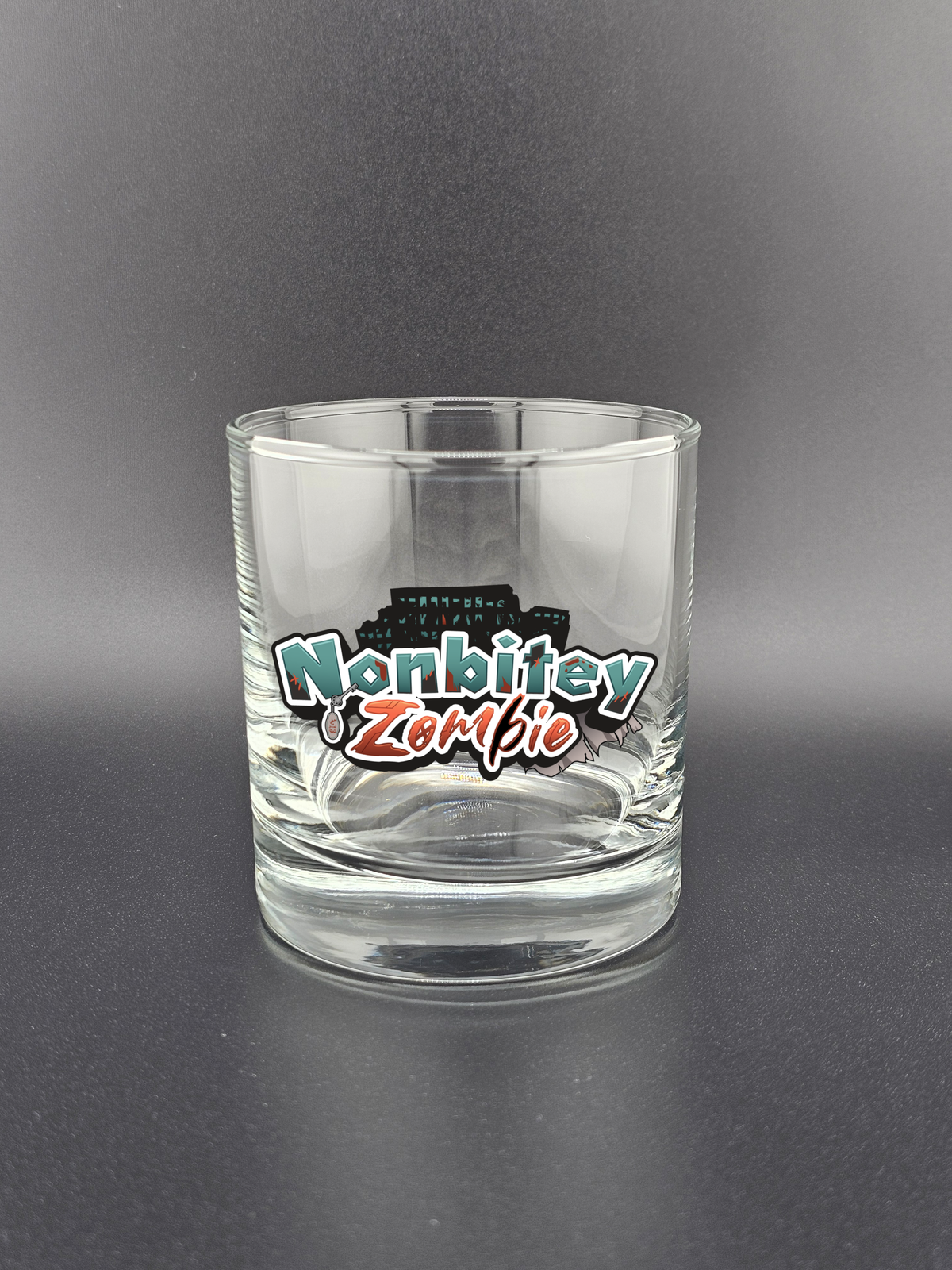 NonbiteyZombie Logo Rocks Glass