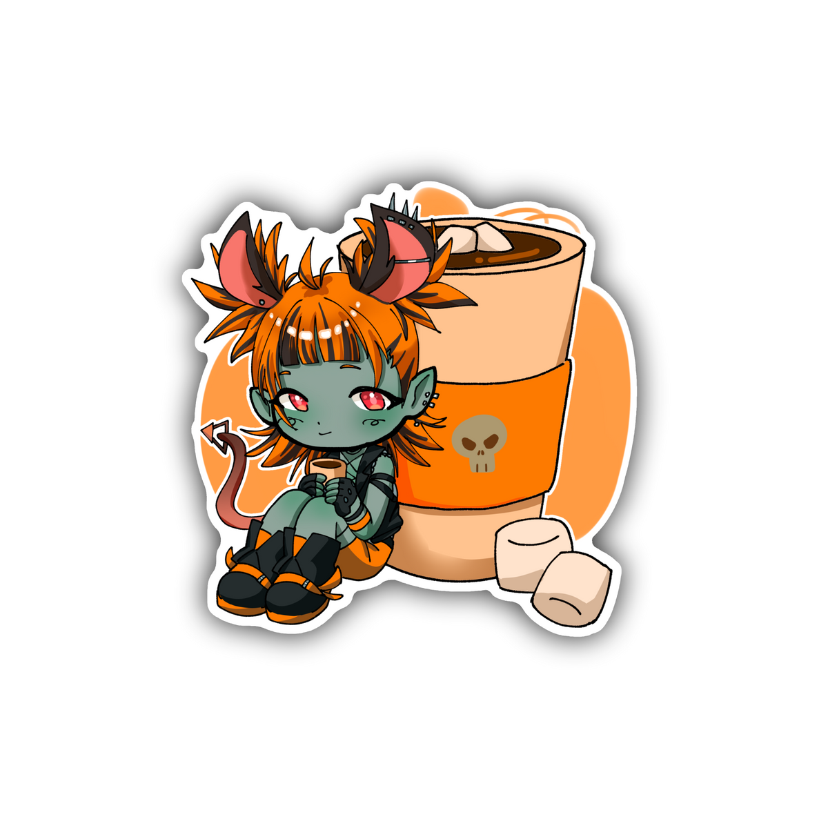 NonbiteyZombie Coffee Magnet