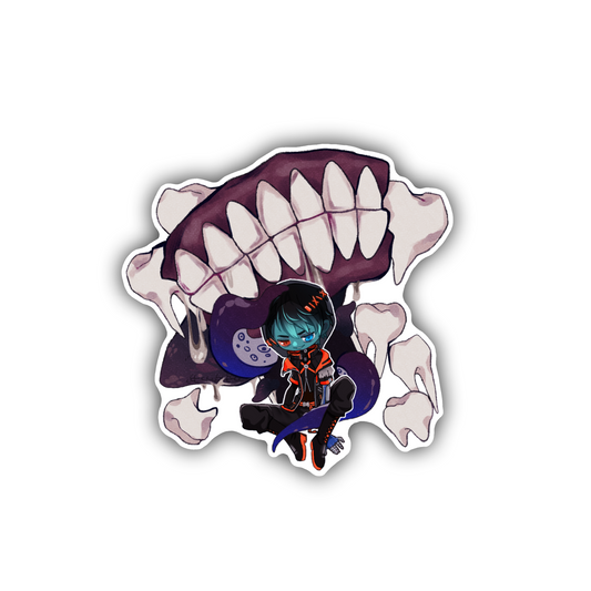 NonbiteyZombie Teeth Magnet