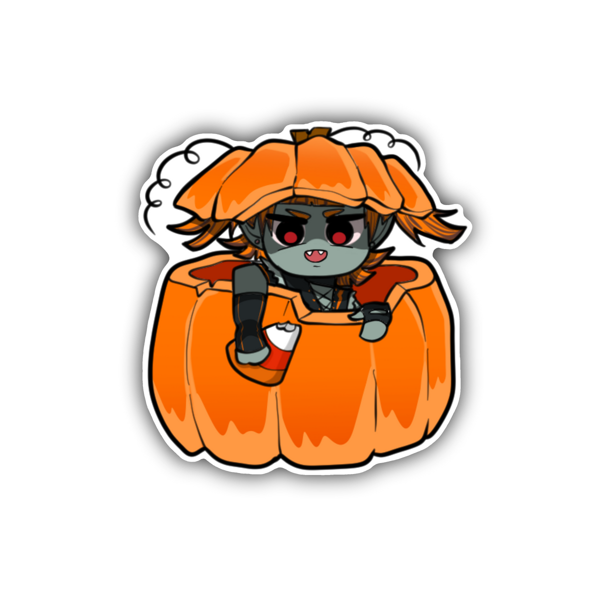 NonbiteyZombie Pumpkin Magnet
