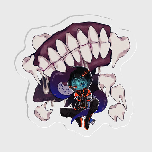 NonbiteyZombie Teeth Pin