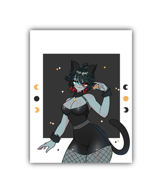 NonbiteyZombie Catgirl Poster